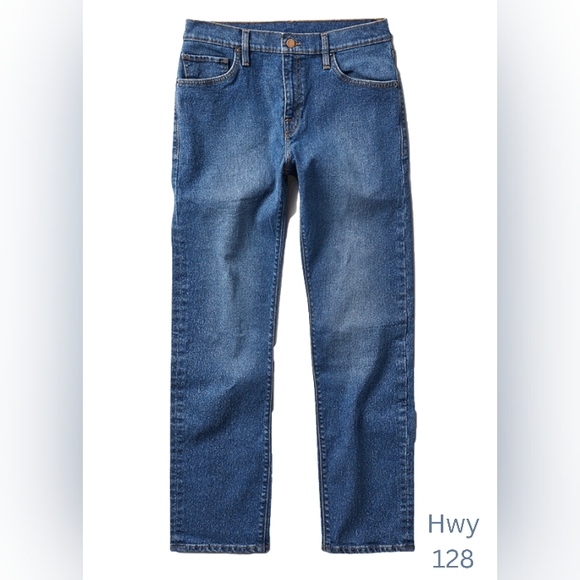 NWT Roark Hwy 128 Straight Fit Denim Blue Jeans Sz 40W x 32L
